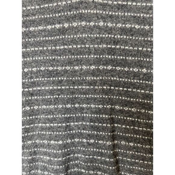 Vintage Old Navy Heather Gray Lambswool Sweater Vest Sz M Preppy, Dark Academia - Picture 4 of 10